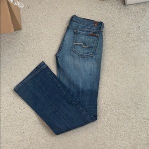 7 for all mankind bootcut mid rise jeans